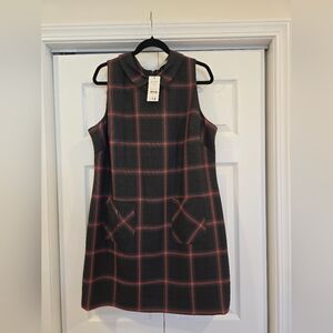 Papaya Black and Red Plaid Mini Dress